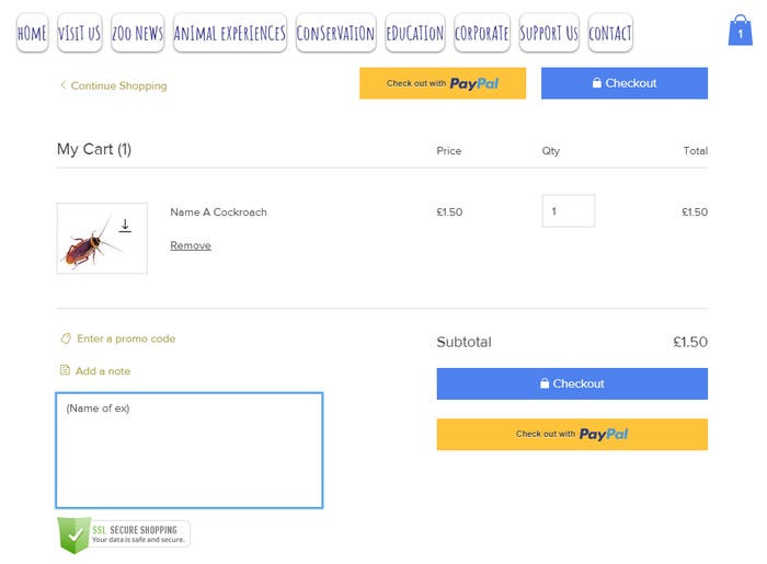 Đặt tên người yêu cũ cho gián dịp Valentine để 'trút giận' ảnh 1