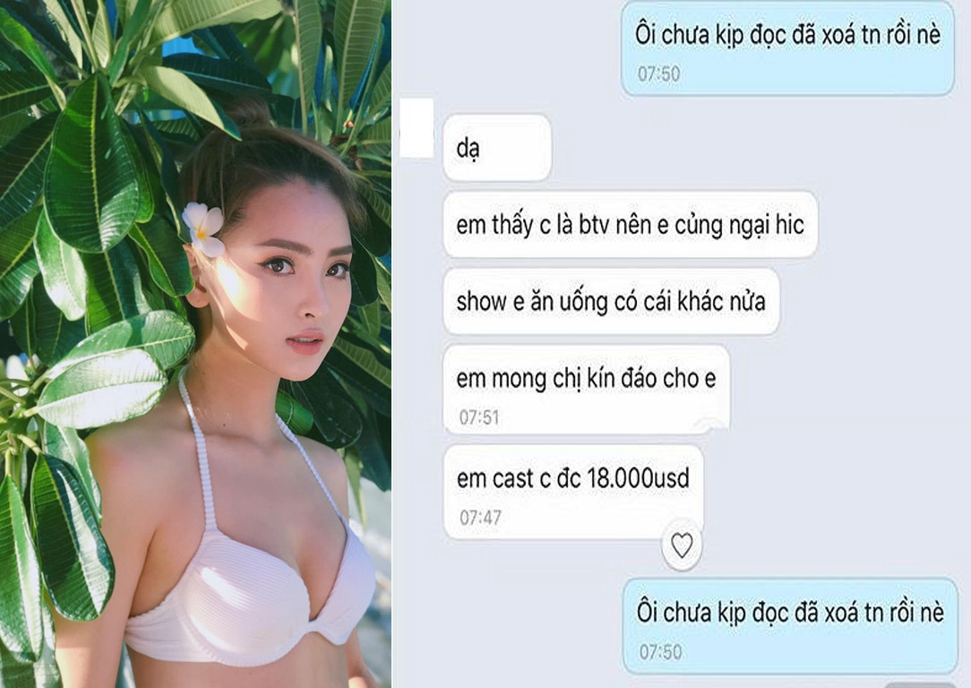 Showbiz 11/2: MC VTV bị 'gạ' tham gia 'show ăn uống' với giá hơn 400 triệu đồng ảnh 1
