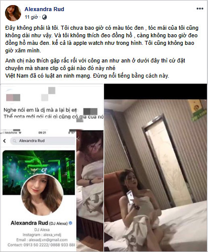 Bị nghi lộ clip nóng, DJ người Ukraine từng 'thả thính' Đoàn Văn Hậu lên tiếng ảnh 2