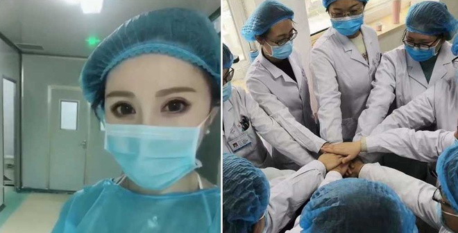 Hình thể như lực sĩ của nữ y tá Trung Quốc tham gia chống Covid -19 ảnh 3