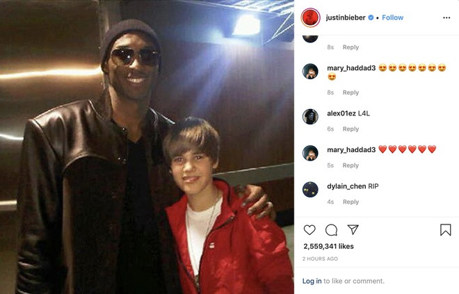 Sao quốc tế sốc khi huyền thoại bóng rổ Kobe Bryant và con gái qua đời ảnh 1