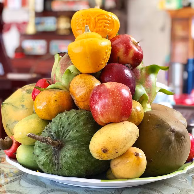 Sự khác nhau giữa mâm ngũ quả ở 3 miền ảnh 3