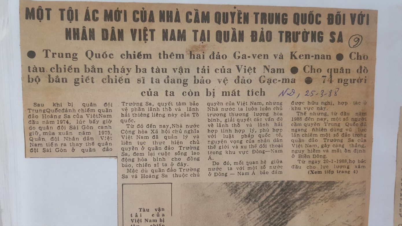 Nơi lưu giữ tư liệu đồ sộ về chủ quyền ảnh 1