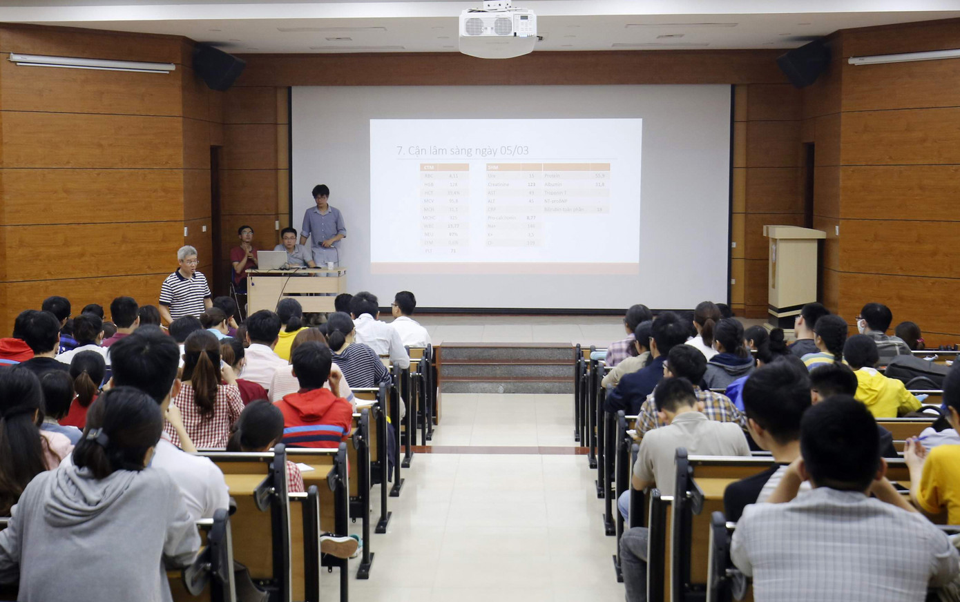 Sinh viên y khoa 'ra trận' ảnh 1