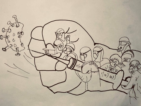 Tỉnh đoàn Bến Tre tặng nhu yếu phẩm cho khu cách ly tại ấp Thừa Lợi ảnh 4