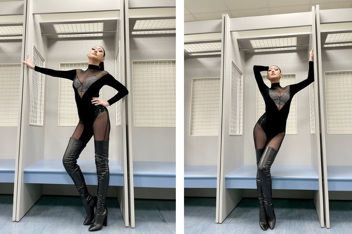 Diện đồ xuyên thấu lộ nội y, Từ Hy Đệ gây sốc khi ‘khóa môi’ Thái Y Lâm ảnh 13