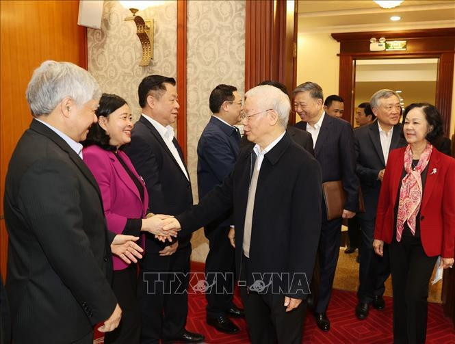 Tổng Bí thư, Chủ tịch nước chủ trì phiên họp đầu tiên của Bộ Chính trị, Ban Bí thư khóa XIII ảnh 3