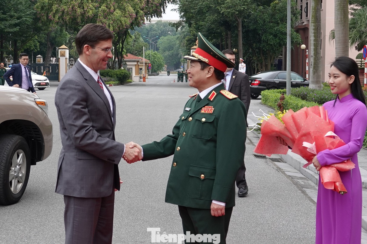 Bộ trưởng Quốc phòng Việt - Mỹ hội kiến tại Hà Nội ảnh 1