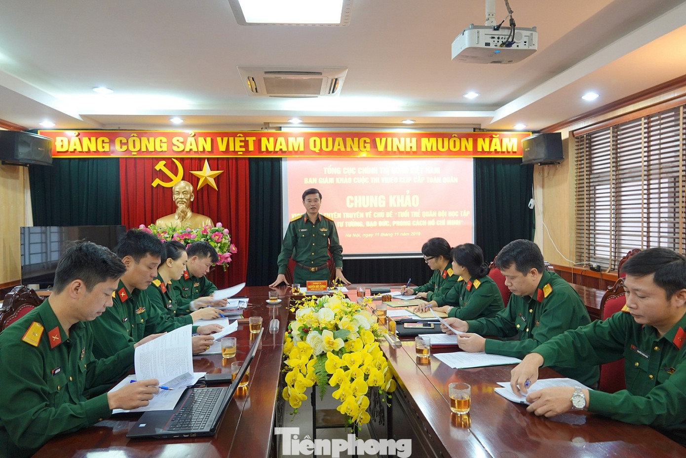 Chung khảo thi video clip Tuổi trẻ Quân đội học tập, làm theo Bác ảnh 1