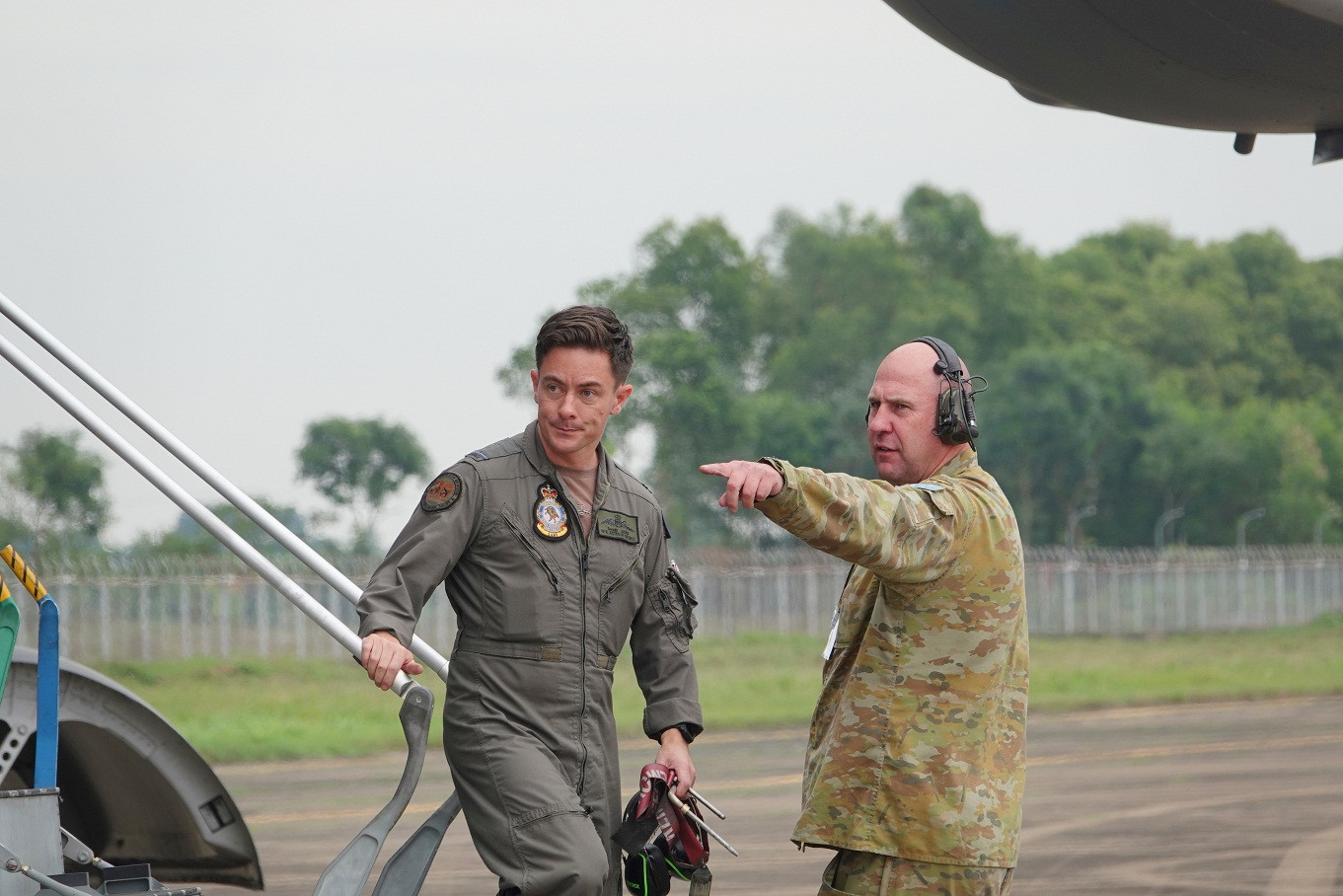 Cận cảnh vận tải cơ C-17A chở bác sĩ mũ nồi xanh Việt Nam sang Nam Sudan ảnh 12