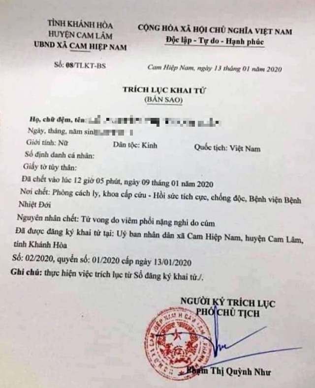 Bé gái 10 tuổi tử vong ở Khánh Hòa do chủng Corona cũ, không phải ‘virus Vũ Hán’ ảnh 1