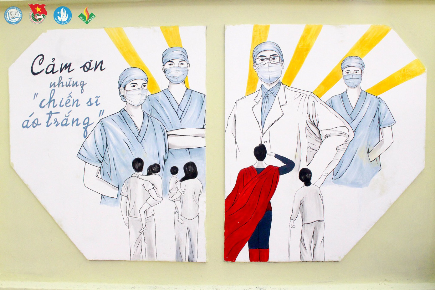 Cận cảnh những mảng tường ‘biết nói’ của chiến sỹ tình nguyện hè ảnh 7