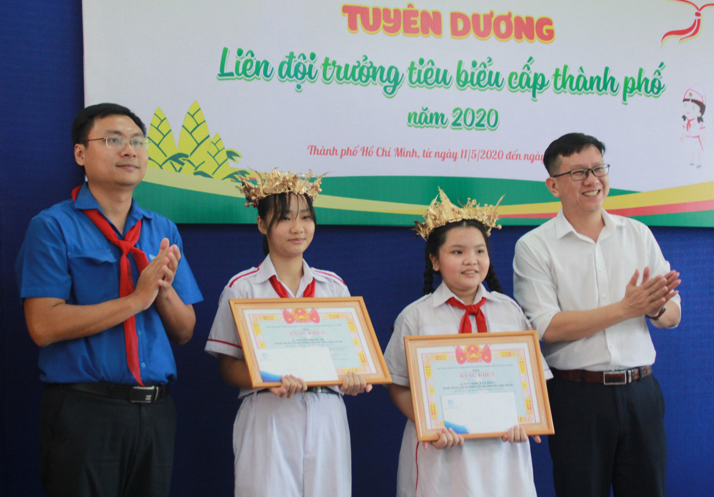 Thành Đoàn TPHCM tuyên dương 48 Liên đội trưởng tiêu biểu toàn thành ảnh 2