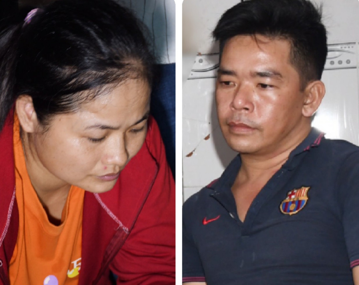 Cặp vợ chồng vừa bán trái cây vừa 'tranh thủ' sản xuất tiền giả ảnh 1