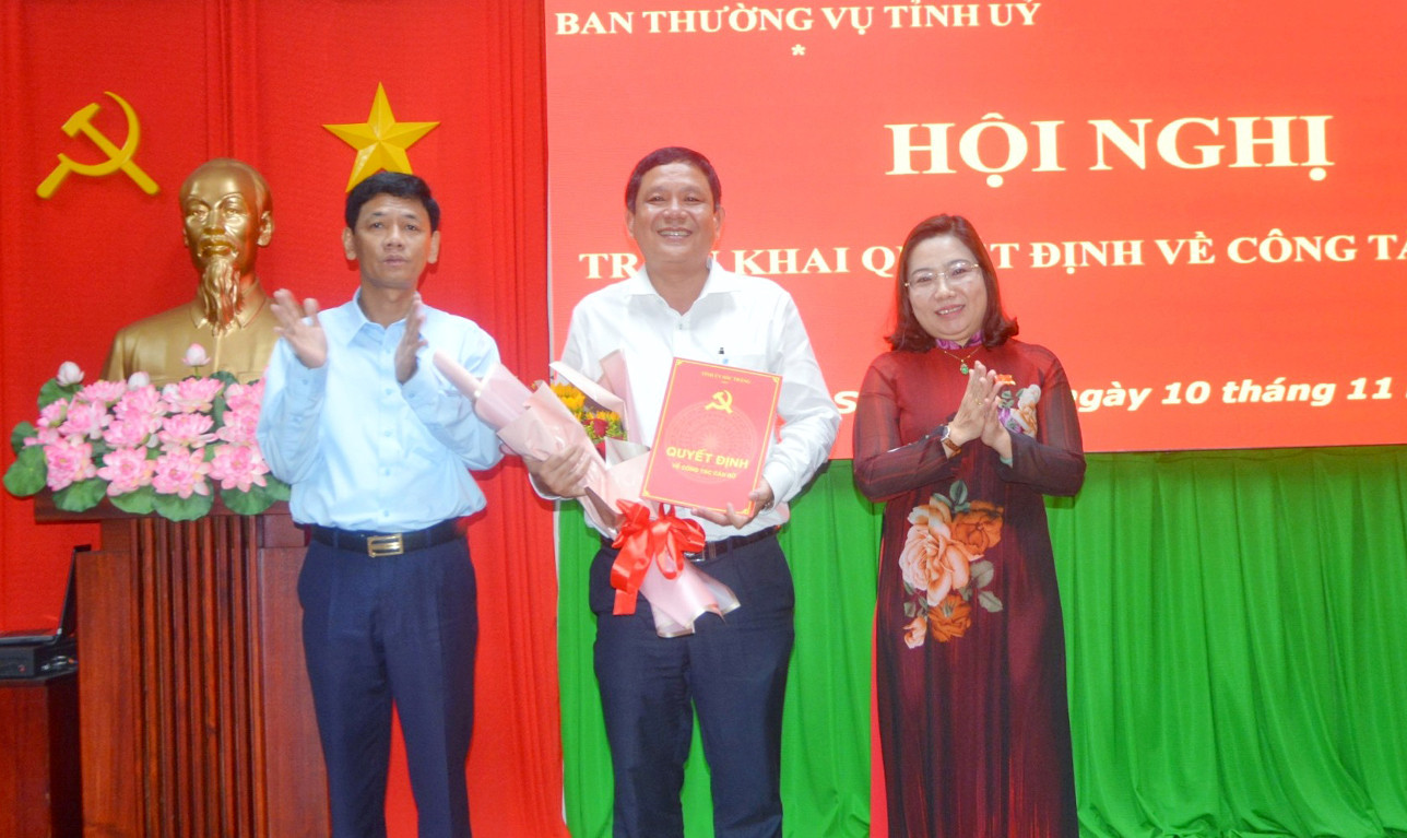 Nguyên bí thư Tỉnh đoàn giữ chức Trưởng Ban Tổ chức Tỉnh uỷ Sóc Trăng ảnh 2