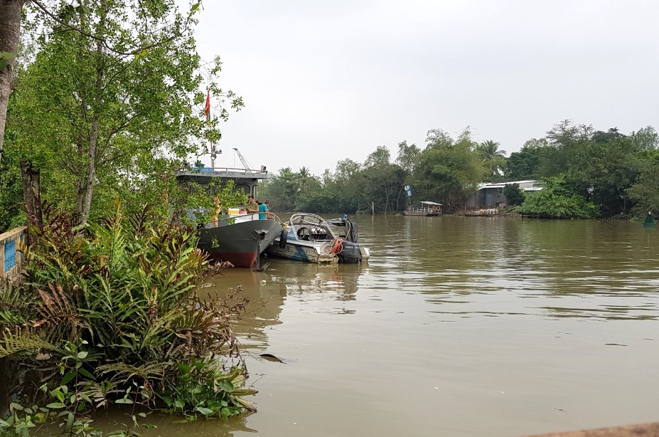 Một cảnh sát mất tích trên sông Hậu khi làm nhiệm vụ ảnh 1