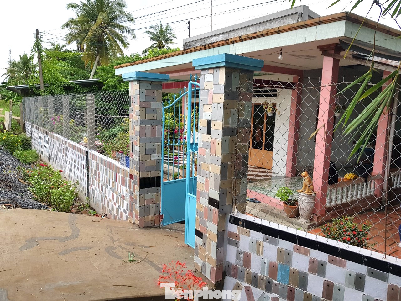 Ngôi nhà có hàng rào 'độc nhất vô nhị' được ốp hơn 2.000 vỏ điện thoại iPhone ảnh 4