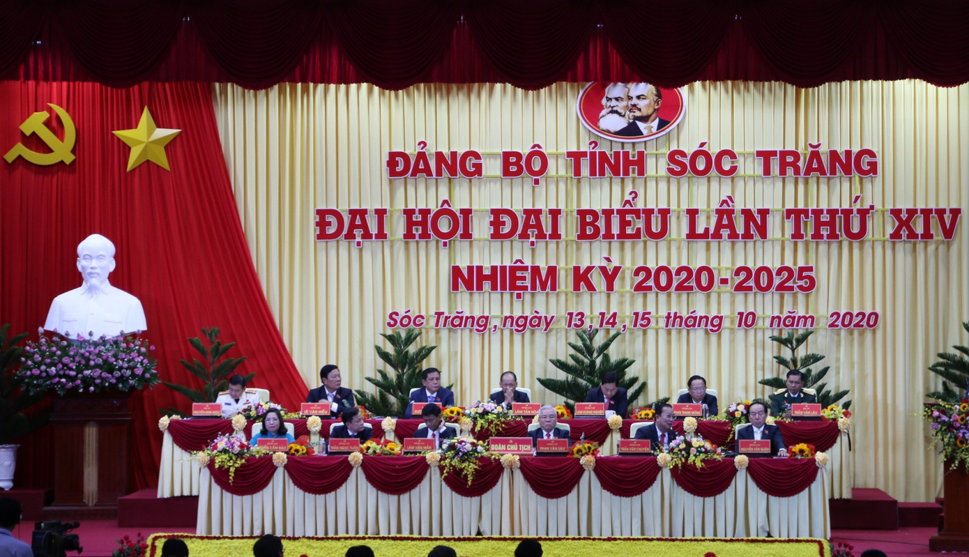 Đoàn Chủ tịch Đại hội. Trưởng Ban Tổ chức Trung ương: Sóc Trăng cần xác định động lực và nguồn lực phát triển ảnh 2