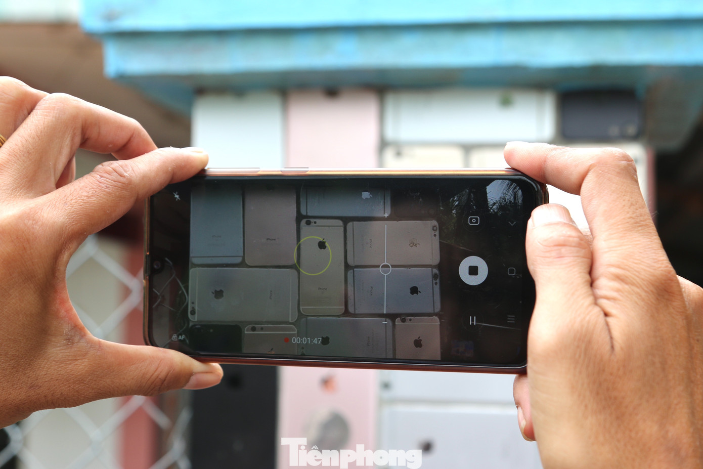 Ngôi nhà có hàng rào 'độc nhất vô nhị' được ốp hơn 2.000 vỏ điện thoại iPhone ảnh 6