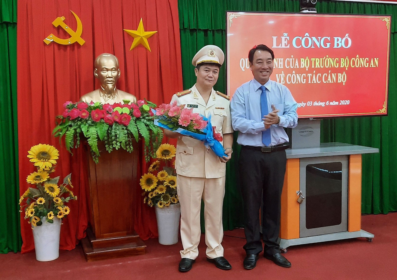 Một trưởng phòng Bộ Công an làm Phó Giám đốc Công an Vĩnh Long ảnh 1