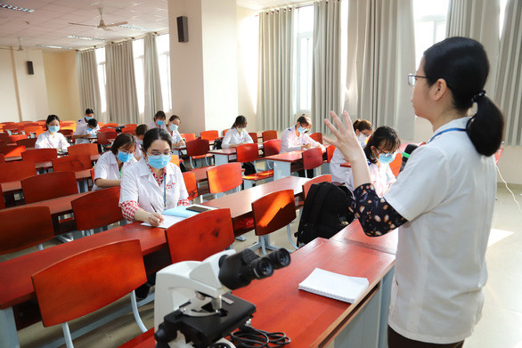 Giảng đường ở trường ĐH Y Dược TP. HCM chỉ có tối đa 20 sinh viên ảnh 1