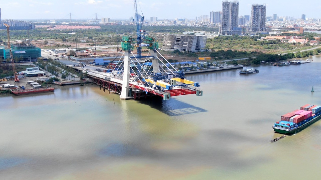 Cầu Thủ Thiêm 2 đang thi công tới đâu? ảnh 9