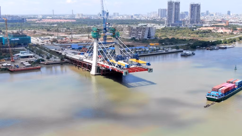 Cầu Thủ Thiêm 2 đang thi công tới đâu? ảnh 9