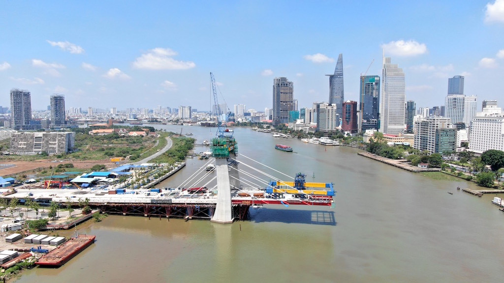 Cầu Thủ Thiêm 2 đang thi công tới đâu? ảnh 18