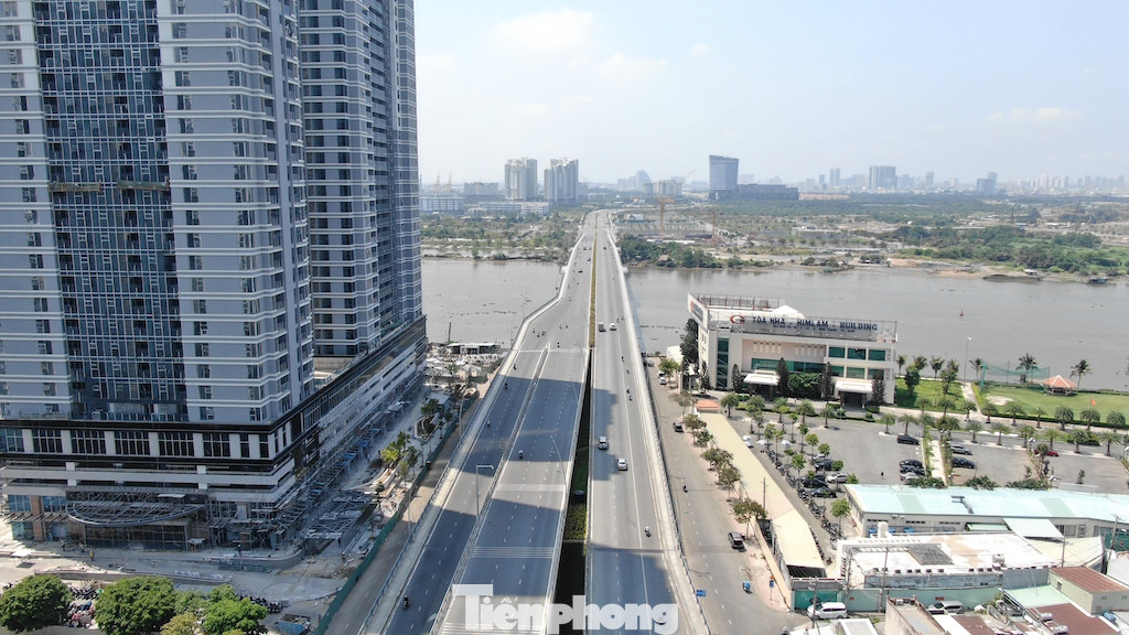 Tận thấy tuyến đường gánh cả 'rừng' chung cư ở TPHCM bị thanh tra quy hoạch ảnh 11