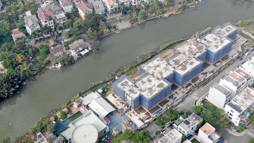 Con đường ven sông trị giá 'tỷ đô' ở Sài Gòn nhìn từ trên cao ảnh 16