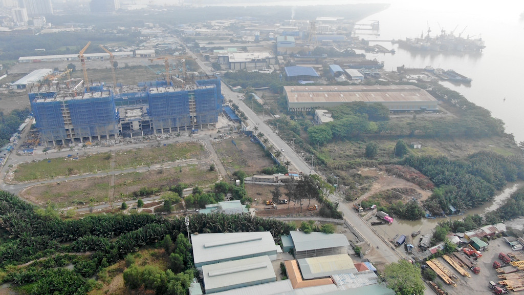 Con đường ven sông trị giá 'tỷ đô' ở Sài Gòn nhìn từ trên cao ảnh 14