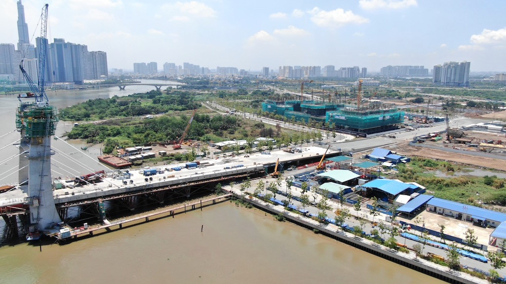 Cầu Thủ Thiêm 2 đang thi công tới đâu? ảnh 3