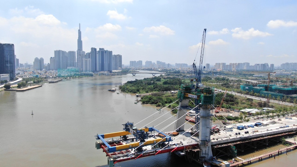 Cầu Thủ Thiêm 2 đang thi công tới đâu? ảnh 7