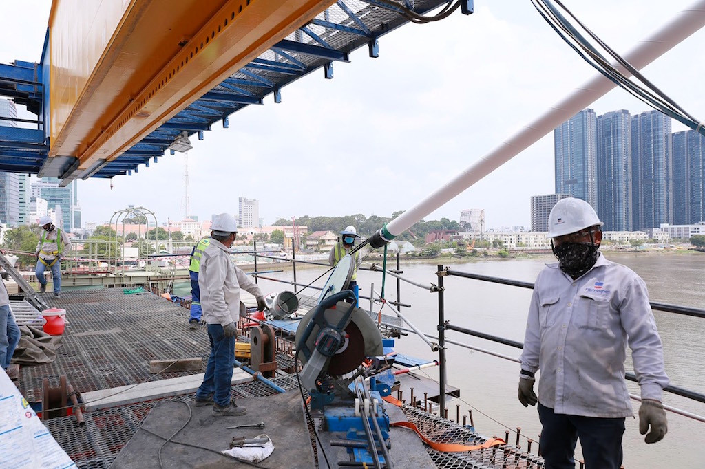 Cầu Thủ Thiêm 2 đang thi công tới đâu? ảnh 15