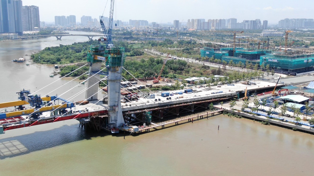 Cầu Thủ Thiêm 2 đang thi công tới đâu? ảnh 4