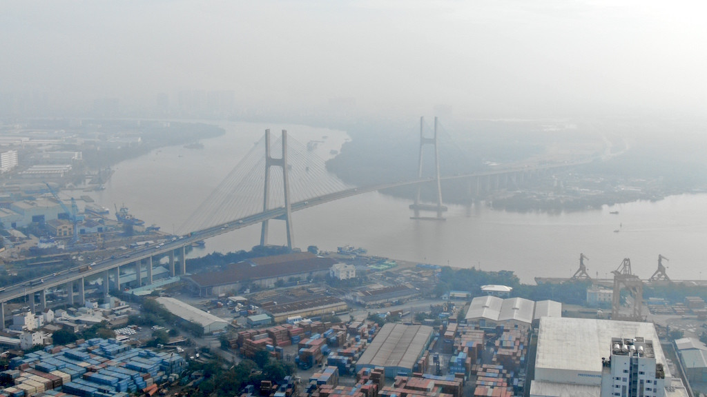 Con đường ven sông trị giá 'tỷ đô' ở Sài Gòn nhìn từ trên cao ảnh 1