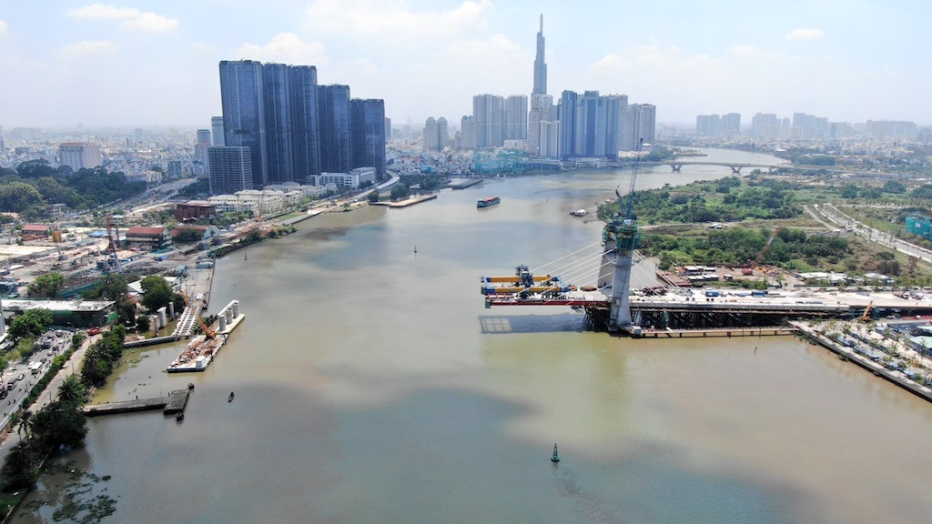 Cầu Thủ Thiêm 2 đang thi công tới đâu? ảnh 17