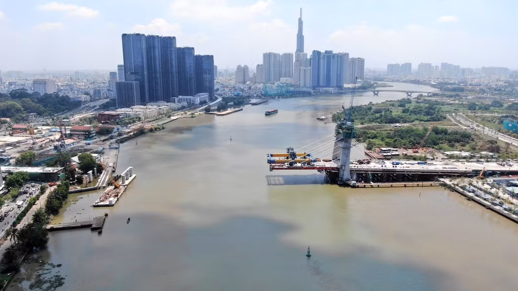 Cầu Thủ Thiêm 2 đang thi công tới đâu? ảnh 17
