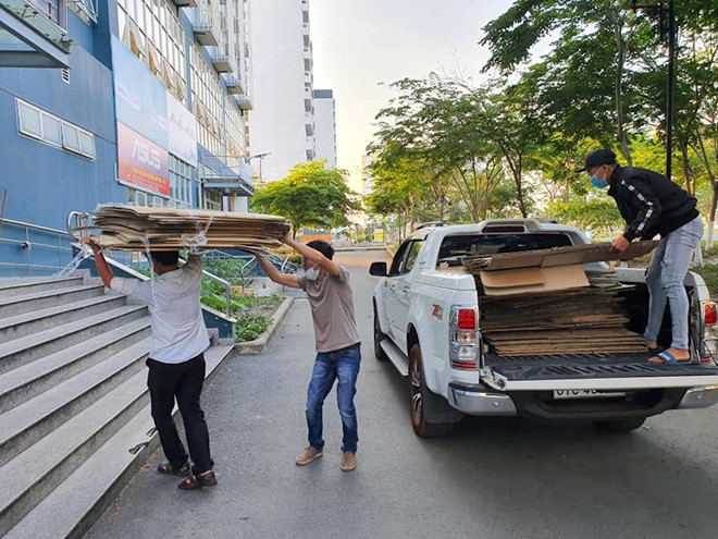 50.000 thùng carton đóng đồ cho sinh viên ký túc đón người cách ly Covid-19 ảnh 6