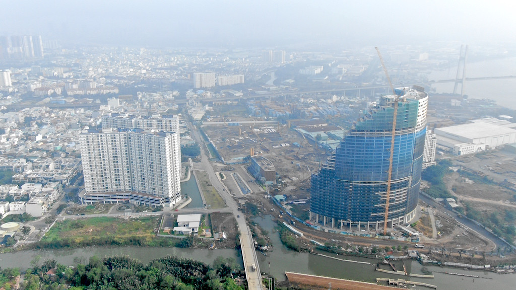 Con đường ven sông trị giá 'tỷ đô' ở Sài Gòn nhìn từ trên cao ảnh 4
