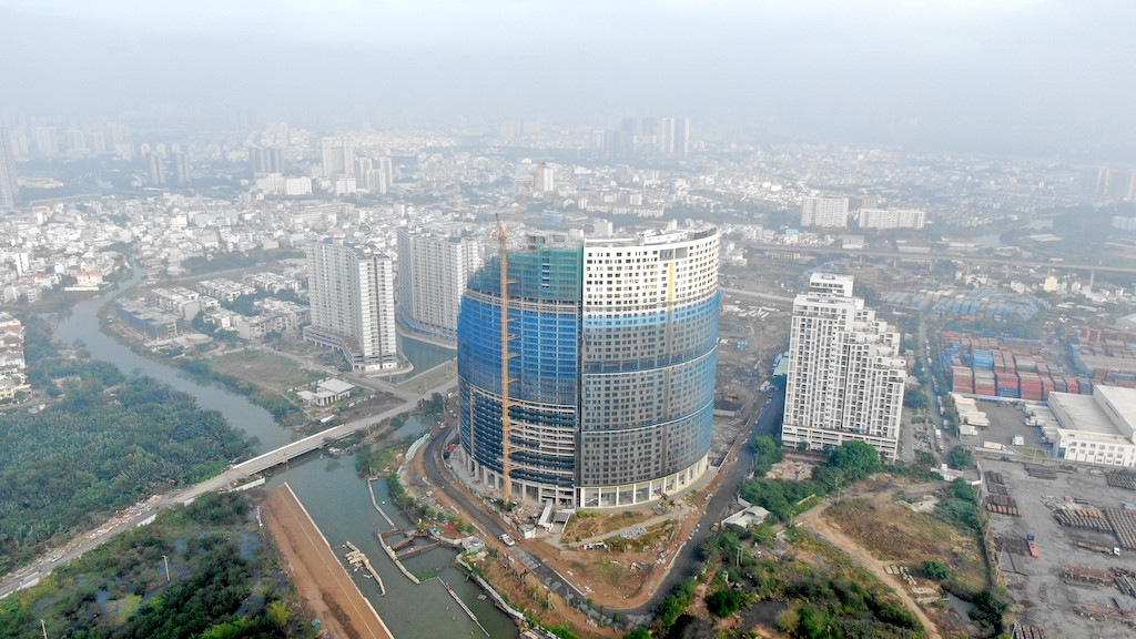 Con đường ven sông trị giá 'tỷ đô' ở Sài Gòn nhìn từ trên cao ảnh 2