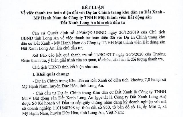 Công an đề nghị khách hàng phối hợp xử lý dự án 'ma' của Đất Xanh Long An ảnh 2