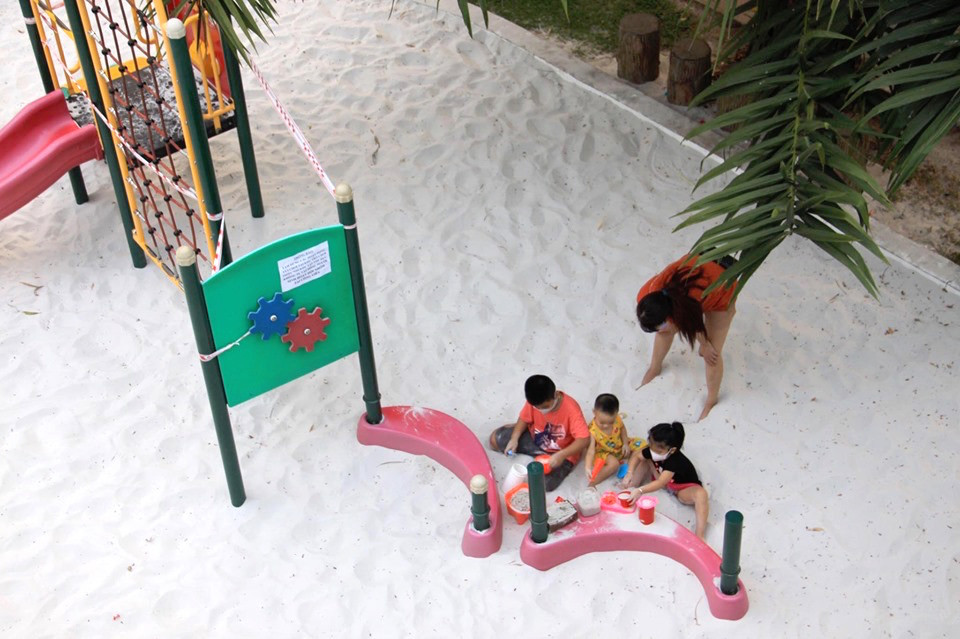 Công viên Sài Gòn đìu hiu giữa mùa dịch COVID-19 ảnh 9