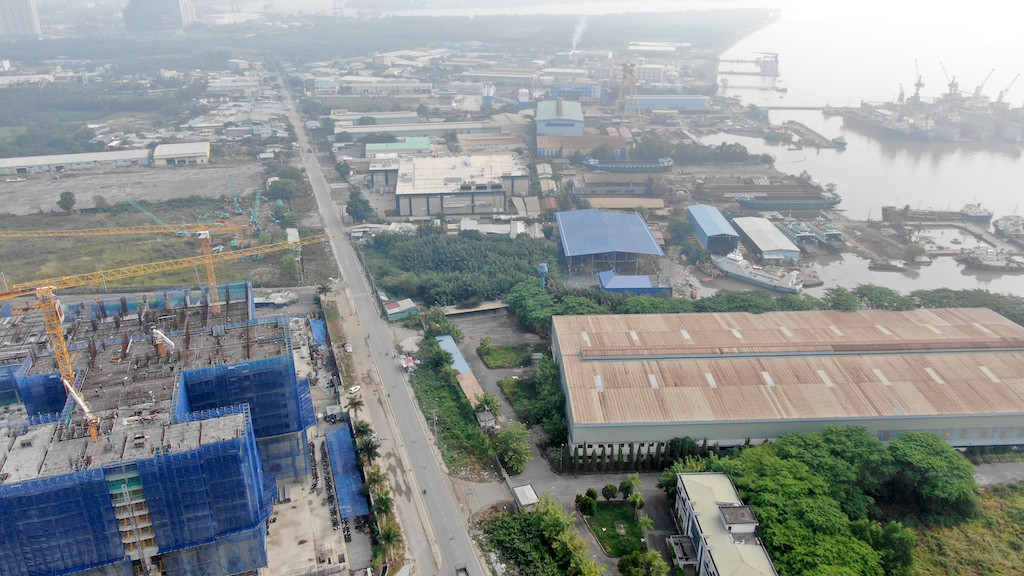 Con đường ven sông trị giá 'tỷ đô' ở Sài Gòn nhìn từ trên cao ảnh 15