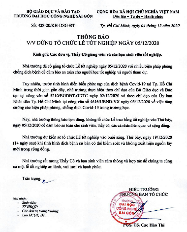 Vì dịch COVID-19, hàng ngàn sinh viên không thể nhận bằng tốt nghiệp ảnh 2