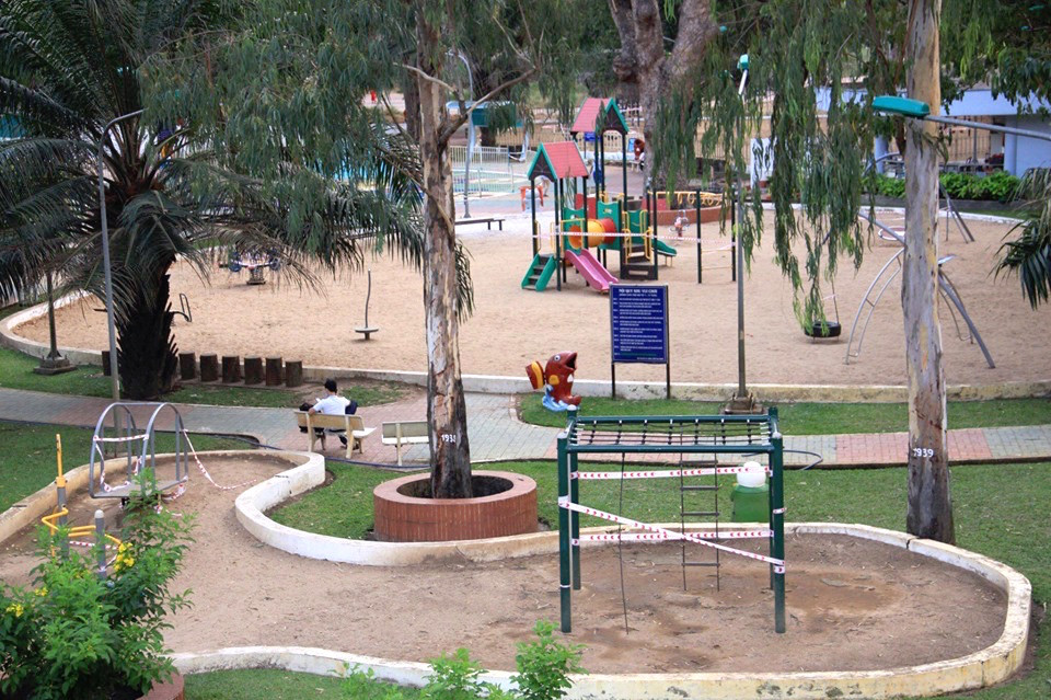 Công viên Sài Gòn đìu hiu giữa mùa dịch COVID-19 ảnh 4