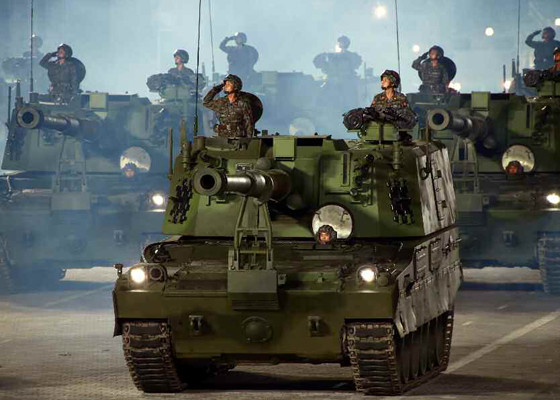 Triều Tiên khoe dàn khí tài cực khủng trong lễ duyệt binh lúc 0h ảnh 23