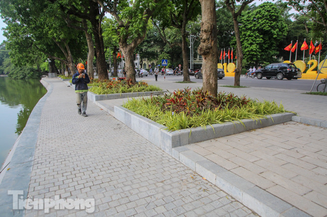 Diện mạo Hồ Gươm thay đổi ra sao trước ngày 'về đích'? ảnh 5