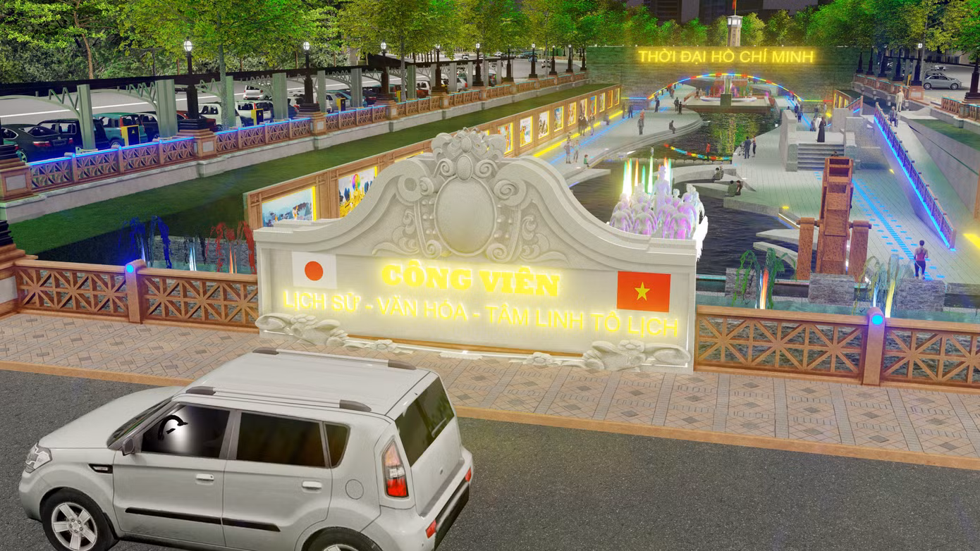 Mô hình cải tạo sông Tô Lịch thành công viên lịch sử - văn hóa - tâm linh có gì? ảnh 1