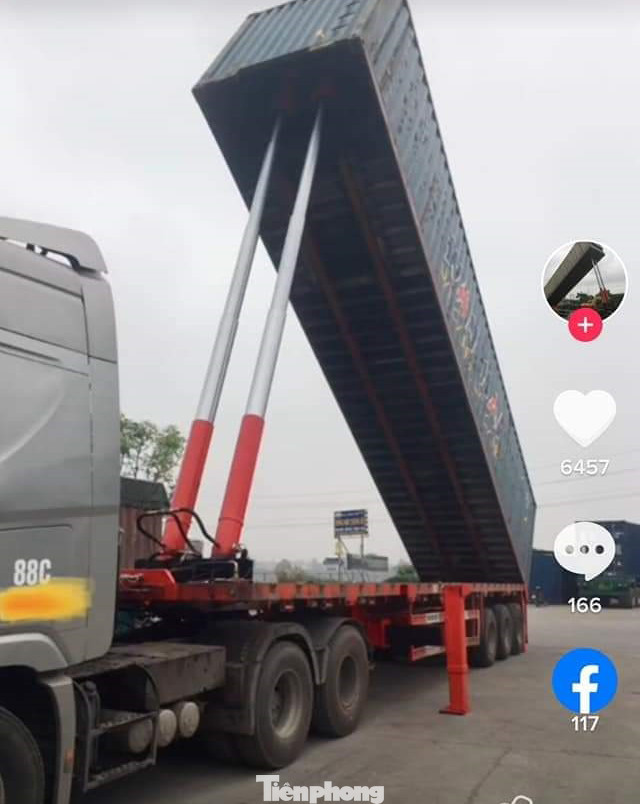 Ẩn họa từ việc 'hô biến' container thành xe ben phá đường ảnh 3